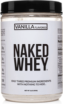 Vanilla Whey Protein 1Lb, Only 3 Ingredients, All Natural Grass Fed Whey... - £36.65 GBP