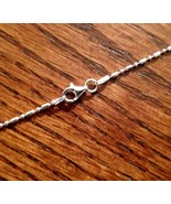 Bar &amp; Bead Anklet or Necklace - Sterling Silver 7&quot; to 36&quot; - Made in Ital... - £14.47 GBP+