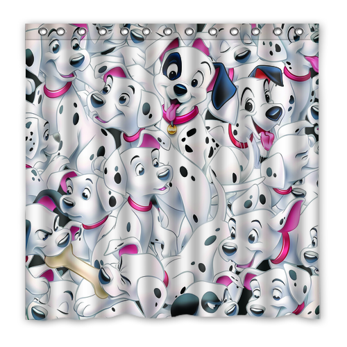 New!!! 101 Dalmatians Custom Waterproof Polyester Shower Curtain 4 Size Item image 4