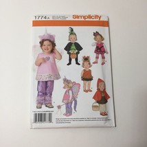 Simplicity 1774 Size 1/2-4 Toddlers' Costumes - $12.86
