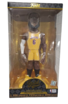 NEW SEALED 2021 Funko GOLD Lebron James 12&quot; Action Figure Statue Lakers - £54.50 GBP