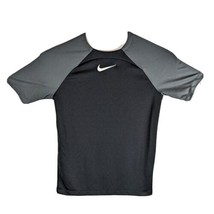 Nike Dri-Fit Athletic Shirt Boys Medium Black with Gray - £15.36 GBP