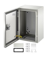 VEVOR NEMA Steel Enclosure ,12 x 8 x 6&#39;&#39; NEMA 4X Steel Electrical Box, I... - €97,48 EUR