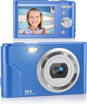 Digital Camera, Lecran Fhd 1080P 36.0 Mega Pixels Vlogging Camera With 16X - £48.77 GBP