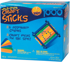 Jumbo Craft Sticks Colored 4.5 Inches - $48.49