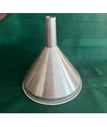 Vintage Aluminum Kitchen Funnel Multi Purpose Diameter 4 3/4&quot; 5.5&quot; Tall - $187.97 MXN