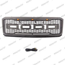 Front Grille With LED Light Black Bumper Grill Fit For FORD EXPEDITION 2... - £182.59 GBP