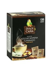 Dulce Cana Turbinado Sugar packets 130 count. 2 pack bundle. - £26.88 GBP