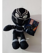 Black Panther Marvel Plush by Mattel 2021 New with Tags - 8 Inch - £8.17 GBP