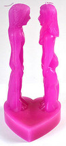 Face to Face Candles Pink Ritual Figure 8 Inches Large Unique Decor - $1,011.48 MXN