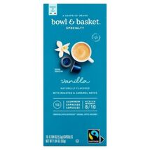 BOWL AND BASKET VANILLA ALUMINUM ESPRESSO CAPSULES 10CT NESPRESSO ONLY - $8.49