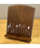 HALLMARK TABLET HOLDER CHEFS DELIGHT New with tag Wood holds tablet or c... - $19.79
