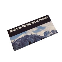 National Parklands in Alaska Vintage Map Guide Brochure Facts Info 1987 - £12.23 GBP
