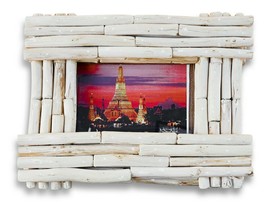 Picture Frame Wooden Photo 10x15 CM Wall Driftwood Decoration - $42.81 CAD