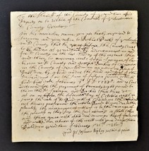 1726 Antique Colonial Legal Document Voluntown Ct Sprague And Backus Robt Parks - £177.60 GBP