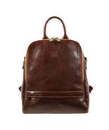 Womens Leather Backpack Convertible Bag - Regeneration - £147.44 GBP