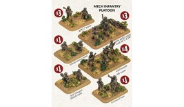 Mech Infantry Platoon Israeli WWIII x41 Team Yankee - £35.85 GBP