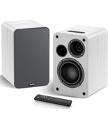 Powered Bookshelf Speakers, 60W Record Player Speakers With 3.5 Inch Woo... - $90.94