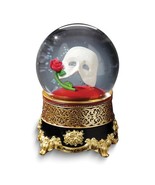 Phantom of the Opera Classic Mask with Rose Musical Water Globe - €52,33 EUR