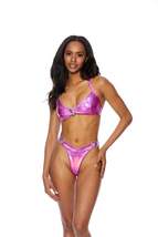 Two Piece Hologram Oil Slick Set with Sparkle Heart Buckles. - £44.97 GBP