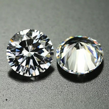 Excellent Cut Round White Loose D Color VVS1 Moissanite 4.5mm 0.40CTW 2pcs - $22.55