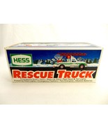 HESS Gasoline Rescue Truck With Siren, Flashers, Lights, In Box, 1994, #... - $53.54 CAD