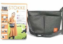 NEW STOKKE Multifunctional Gray Melange Diaper Bag Stroller Changing Bag - £28.32 GBP