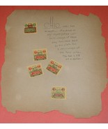 Ohio Prepaid Sales Tax Stamp Vintage 1940&#39;s Lot of 5 - $19.99