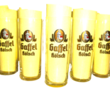 5 x 1970s Gaffel Kolsch Cologne Koln Colonia Gold German Beer Glasses - $49.45