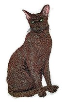 Amazing Custom Cat Portraits[Hyena Brown Cat ] Embroidered Iron On/Sew patch [4. - £10.36 GBP