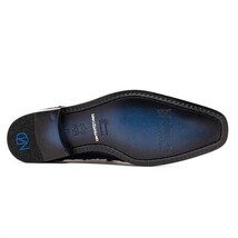 Marco Di Milano genuine caiman crocodile Shoes Apricena Midnight Blue image 5