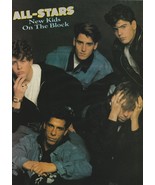 New Kids on the block teen magazine pinup clipping 90&#39;s pix jean jackets... - $9.62 CAD