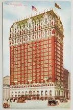 The Blackstone Hotel Chicago,Illinois Vintage Cars 1919 Postcard - $14.17