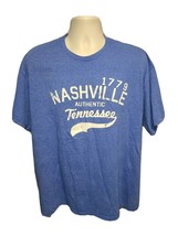 Authentic Nashville Tennessee 1779 Adult Blue XL TShirt - £15.79 GBP