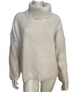 Banana Republic Off White Shaker Turtleneck Sweater Long Sleeve Size XXL - €32,73 EUR