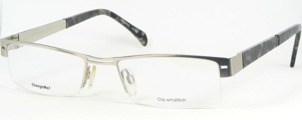 Changeme! Vistan 1355 Farben 2 Silber Brille Metall Rahmen 53-19-140mm - $76.21