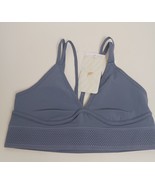 Fabletics Jeni Sculptknit Spirts Bra Gray Women&#39;s Size M NWT - $535.70 MXN