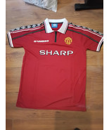 New Manchester United 1998 1999 sharp treble retro vintage shirt Jersey ... - $55.00