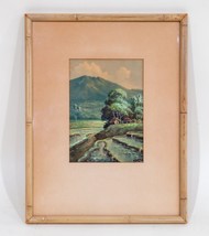 Senza Titolo Acquarello Su Carta Landscape By Giavanese Artista Basar Co... - £282.67 GBP