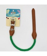 Pet Collar Adjustable Buckle Large Size 14” To 16” Circumference Green A... - £3.88 GBP