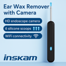 INSKAM Ear Wax Remover with Camera HD WiFi Visual Ear Cleaner Tool Recha... - $19.99