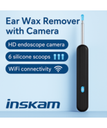 INSKAM Ear Wax Remover with Camera HD WiFi Visual Ear Cleaner Tool Recha... - €17,28 EUR