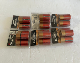 Lot of 6 3-Packs of Duracell Size D Quantum Batteries (1 exp 2025 &amp; 5 exp 2027) - £27.45 GBP