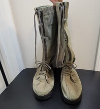 VTG US Military Green Canvas Mukluk Extreme Cold Weather Arctic Boots N-1B Sz S - £53.84 GBP