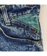 Levis Silver Tab Jeans USA Cal Fair Acid Wash Blue Green 30x32 Actual 30x33 - £84.05 GBP