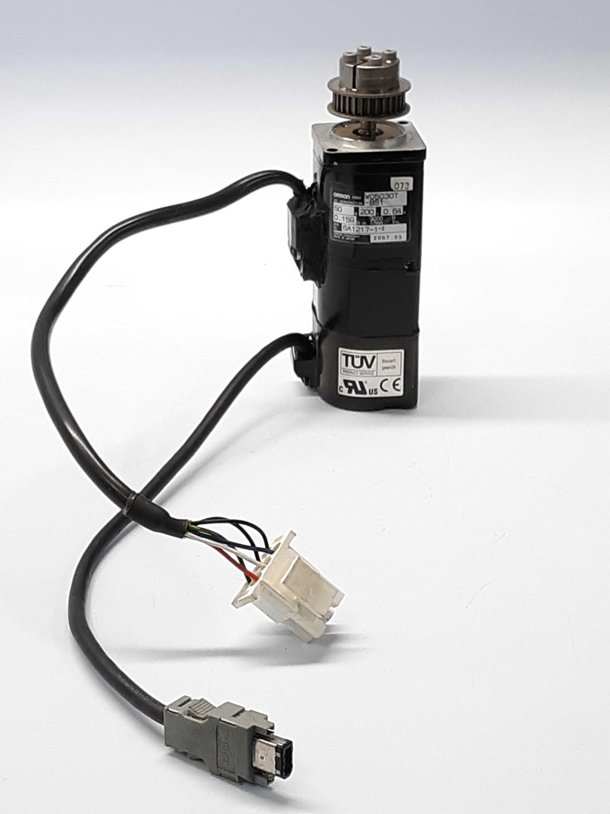 Omron W05030T-BS1 AC Servo Motor, 200V 50W  - $139.00