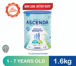 1 x ASCENDA 1.6kg Catch-Up Growth Formula Milk (New Look, Better Taste) - $142.90