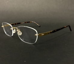 Lindberg Eyeglasses Frames T96 Col.K92/PGT Tortoise Gold Spirit 50-18-130 - £231.32 GBP