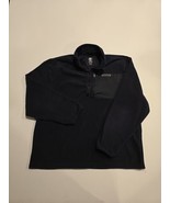 Timberland Mens 2XL Fleece Pullover Quarter Zip Jacket-Fleece Black - $25.66