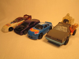 Lot of 4 McDonald&#39;s Cars 1991 Back to Future 1999 Dragster etc 1:64 [Z20... - £9.56 GBP